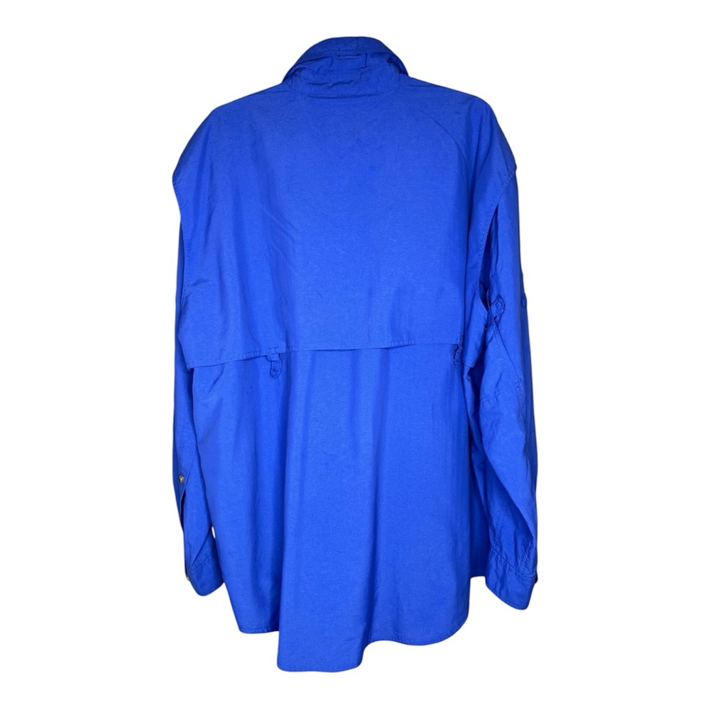 Orvis Men’s Long Sleeve Multi Pockets Fishing Royal Blue Shirt SZ XL - Picture 3 of 14